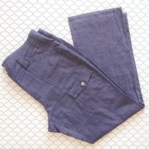 Kenar Linen Women's Cargo Trousers